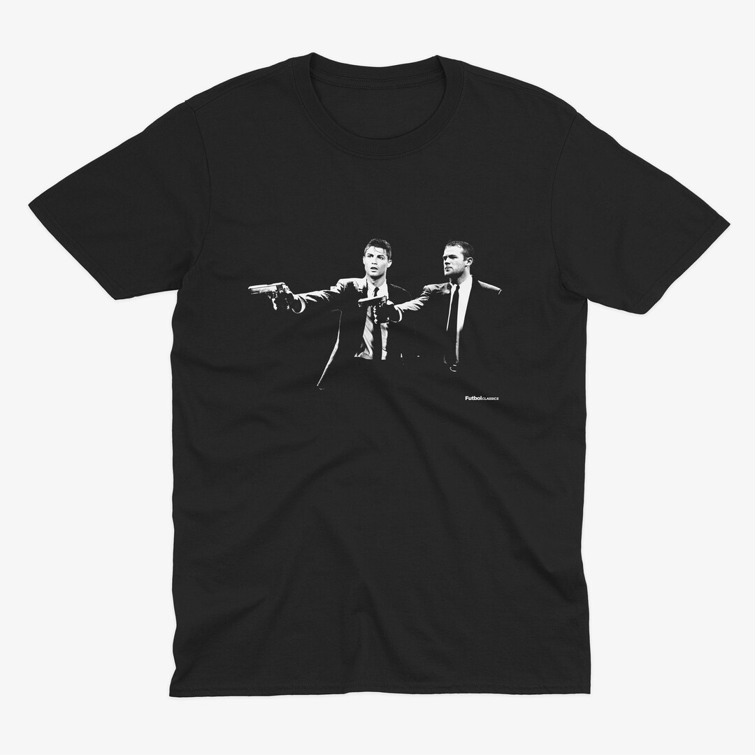 Cristiano Ronaldo Wayne Rooney Pulp Fiction Style T Shirt Man