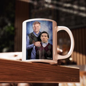 Eddie Howe & Sandro Tonali Mug | Newcastle United Inspired | NUFC | Howe and Tonali | Football Mug | Soccer Mug | Football Gift | Toon Army image 2