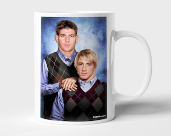 Steven Gerrard & Fernando Torres Mug | Liverpool Inspired | Liverpool | Gerrard and Torres | Football Mug | Soccer Mug | Football Gift