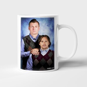 Toni Kroos & Luka Modric-mugg | Inspirerad av Real Madrid | Real Madrid | Kroos och Modric-mugg | Fotbollsmugg | Fotbollsmugg | Fotbollspresent bild 3