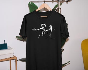 Marouane Fellaini Tim Cahill Pulp Fiction Stil T-Shirt Everton