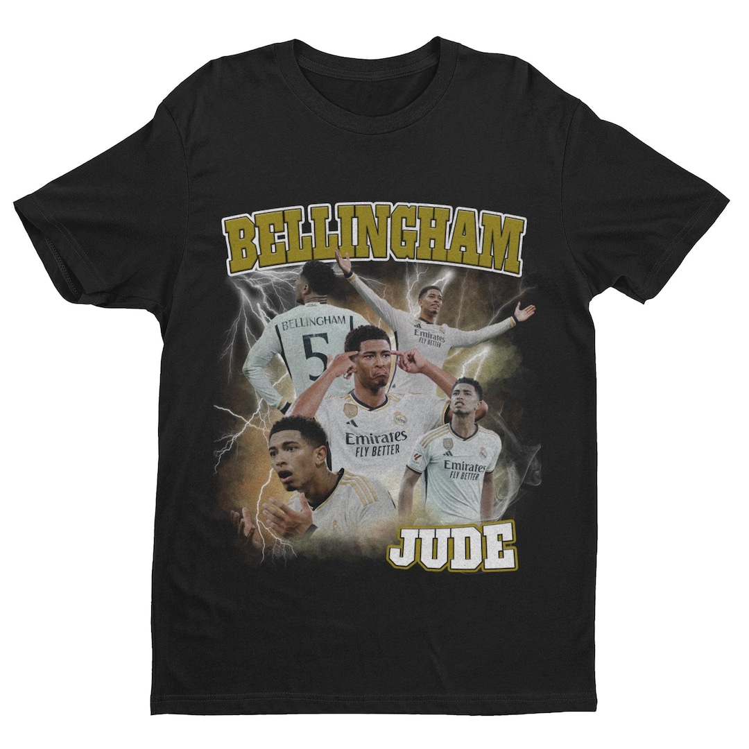 Jude Bellingham Homage Real Madrid T Shirt RMFC Football Soccer Madrid