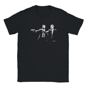 Camiseta estilo Pulp Fiction de Jason Tindall y Eddie Howe / Camiseta Newcastle / Nufc / Camiseta Geordie / Camiseta divertida de fútbol / Newcastle United L
