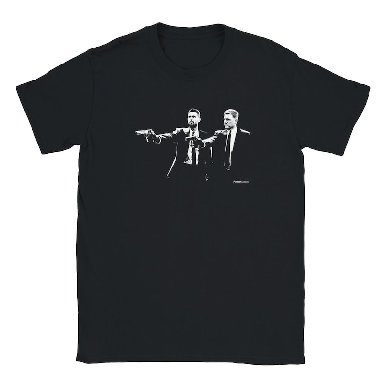 Camiseta estilo Pulp Fiction de Jason Tindall y Eddie Howe / Camiseta Newcastle / Nufc / Camiseta Geordie / Camiseta divertida de fútbol / Newcastle United L
