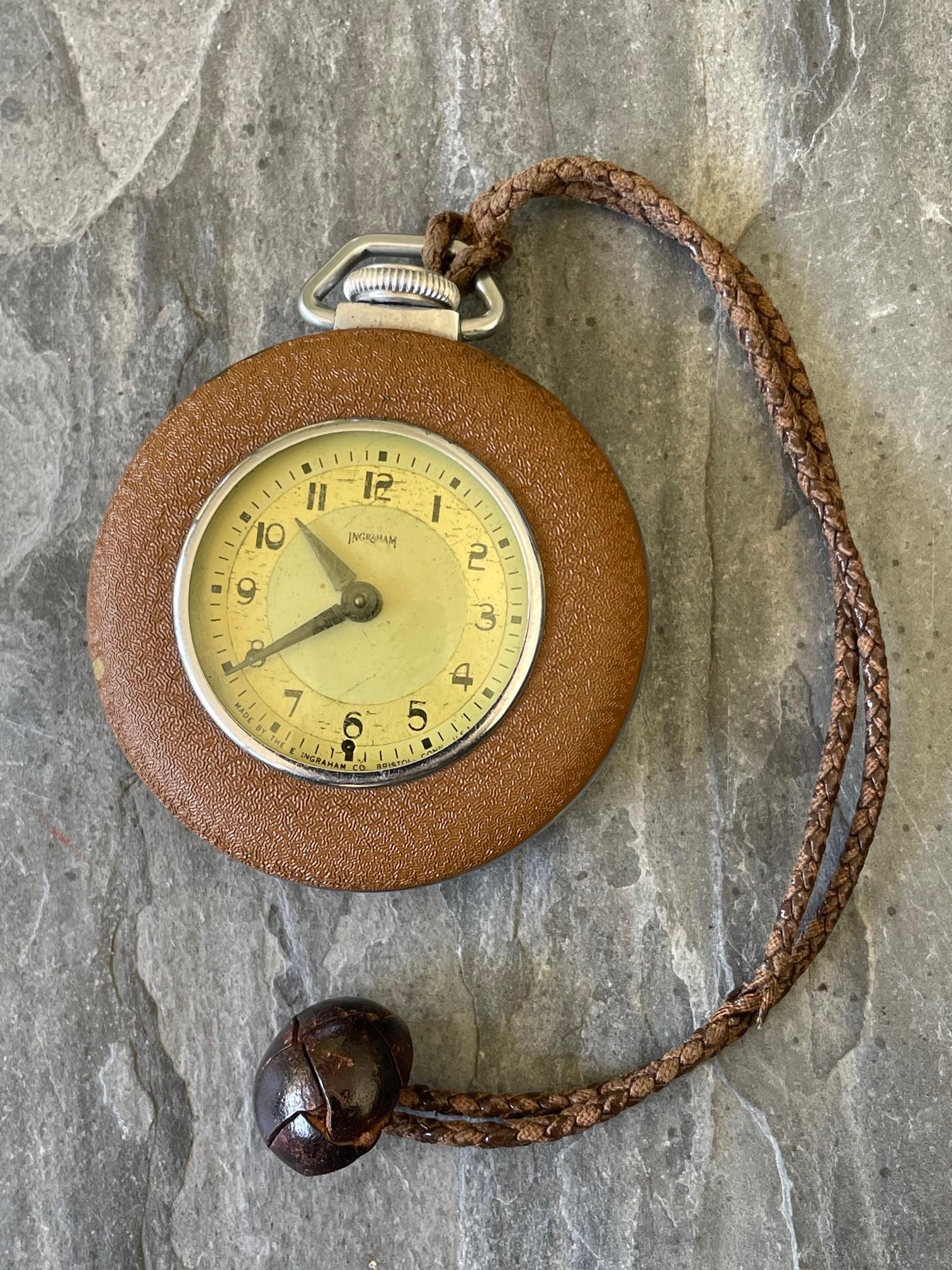 Antique Ingraham Pocket Watch 1940s E Ingraham Company Bristol Conn WORKS Antique Ingraham Pocket Watch E Ingraham | Mercari main image 3