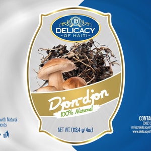 Authentic Haitian Djondjon | Organic Black Mushroom, Rich Flavor
