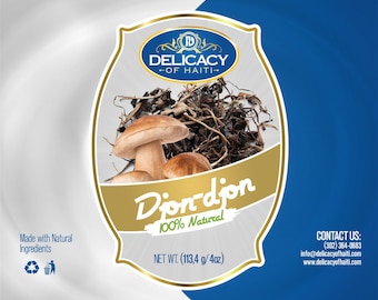 Authentic Haitian Djondjon | Organic Black Mushroom, Rich Flavor