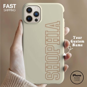 Personalized Name iPhone Case: Modern Custom Phone Cover