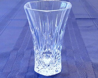 Rare Linea Gala Bud Vase by Royal Crystal Rock Cut glass Italy, Beautiful Crystal Vase, Perfect as a Gift or Own!
