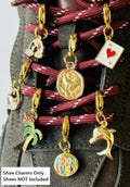 Custom Shoe Charms, Shoe Laces Charms, Build Your Own Shoes Sneaker Charms, Gold Charm, Gems Shoe Accessories, Shoe Jewelry, Gift For Her product logo
