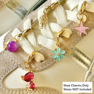 Charms para zapatos personalizados, crea tus propios charms para zapatillas, charms dorados para cordones, accesorios de joyería con gemas para zapatos, regalo de cumpleaños para ella.