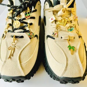 Custom Shoe Charms, Shoe Laces Charms, Build Your Own Shoes Sneaker Charms, Gold Charm, Gems Shoe Accessories, Shoe Jewelry, Gift For Her