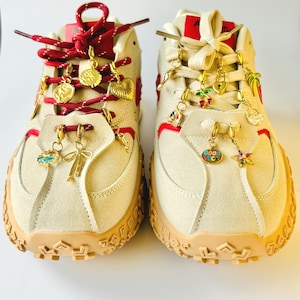 Custom Shoe Charms, Shoe Laces Charms, Build Your Own Shoes Sneaker Charms, Gold Charm, Gems Shoe Accessories, Shoe Jewelry, Gift For Her