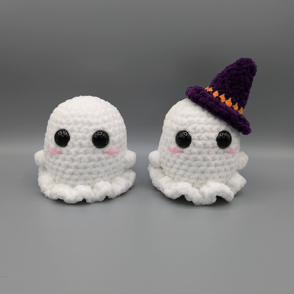 Ręcznie robiony na szydełku pluszowy duch Amigurumi