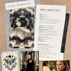Kit de inicio de página de álbum de recortes de Freya Mikaelson