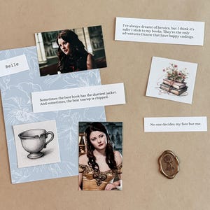 Belle | Kit de démarrage de page de scrapbooking Once Upon a Time de Lacey