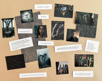 Shadowhunters Scrapbook Page Starter Kit | Shadowhunters