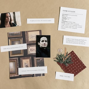 Kit de démarrage de page de scrapbooking Twilight Esme Cullen