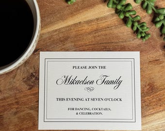 Mikaelson Family Party Invitation | The Originals