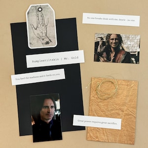 Rumplestiltskin | Kit de démarrage de page de scrapbooking Mr. Gold Once Upon A Time