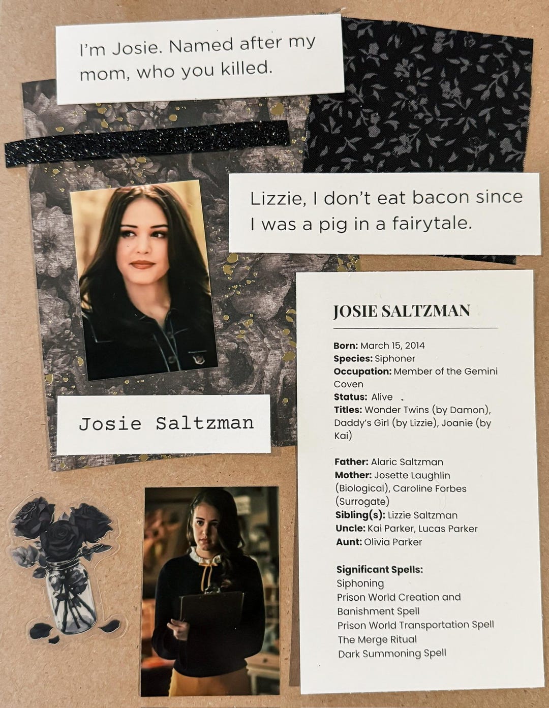Josie Saltzman Scrapbook Page Starter Kit Legacies