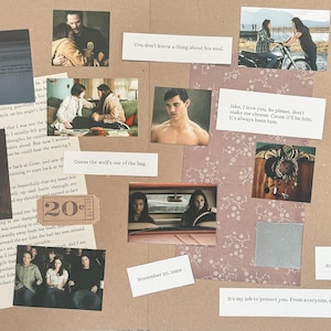 Kit de démarrage de page de scrapbooking New Moon