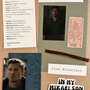 Kit de inicio de página de álbum de recortes de Finn Mikaelson