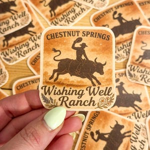 Chestnut Springs Aufkleber: Wishing Well Ranch