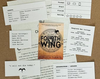 Fourth Wing Book Review Kit