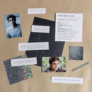 Trousse de démarrage de page d'album Twilight d'Edward Cullen