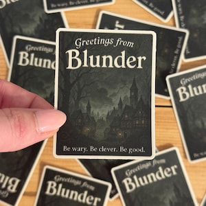 Greetings From Blunder Be Wary Be Clever Be Good | One Dark Window & Two Twisted Crowns | The Shepherd King Series