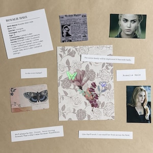 Rosalie Cullen Twilight Scrapbooking Page Starter Kit