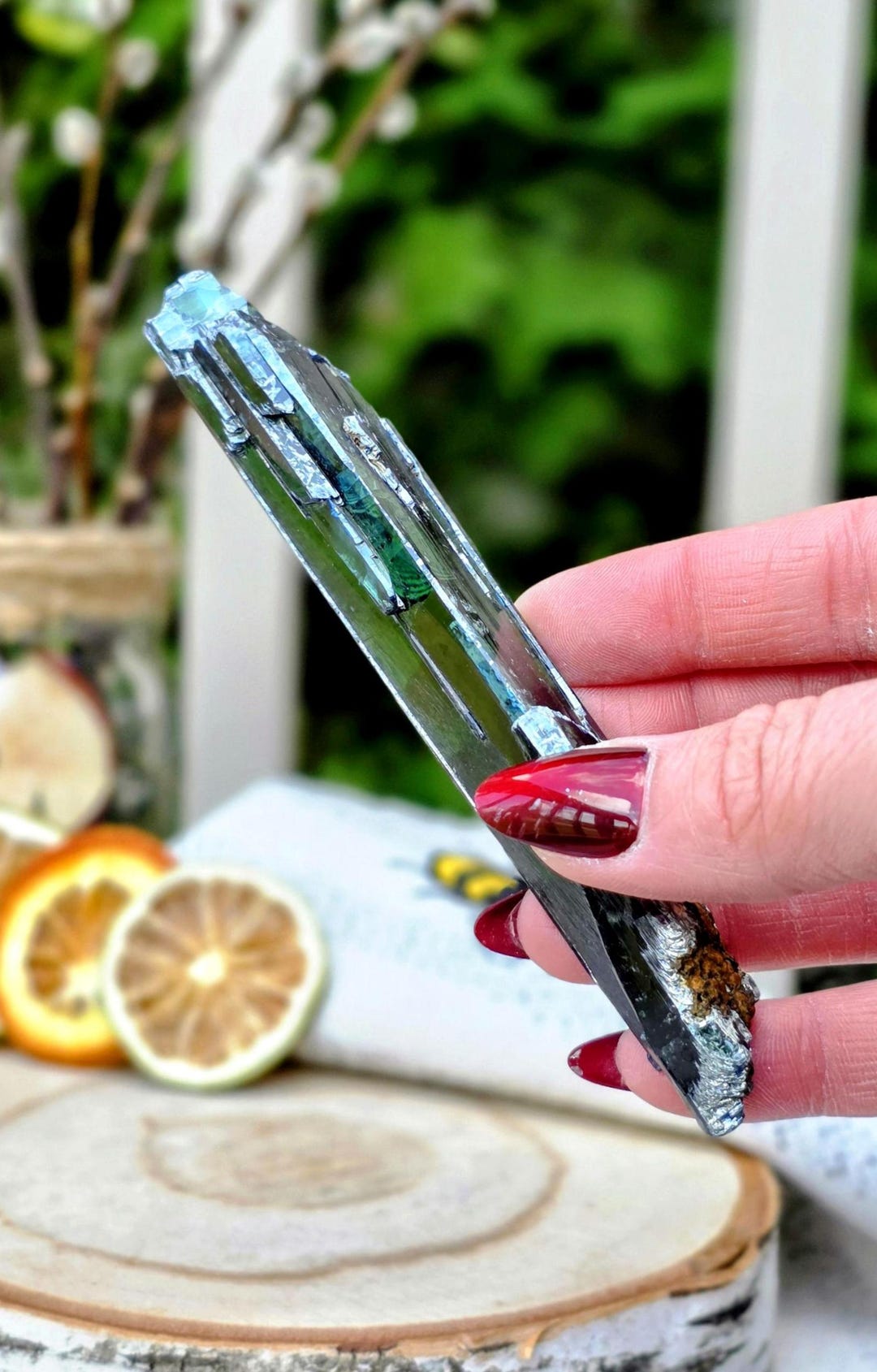 Crystalized Corpse Vivianite Corpse Crystal • Metamorphic Mineral Display - Etsy