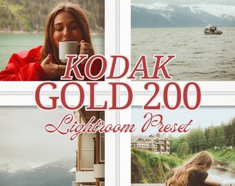 Preajuste móvil Lightroom inspirado en la película Kodak Gold 200
