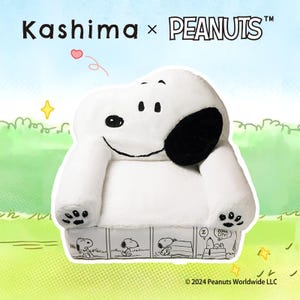 Snoopy Dog Cat-slaapbank met afneembaar kussen | Zachte pluche Peanuts-stoel voor kleine huisdieren | Wasbare antislip bankzitting