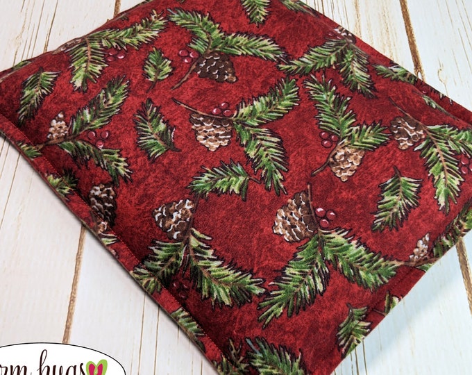 Warm Hugs 9 x 11 Soft Flannel Microwave Corn Heating Pad, Heat Pack, Relaxation Gift, Ice Pack, Cabin Corn Bag, Bed Warmer, Gardener