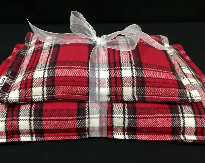 Flannel Corn Heating Pad, Corn Bag Set, Microwave Heating Pad, Cold and Heat Pack, Christmas