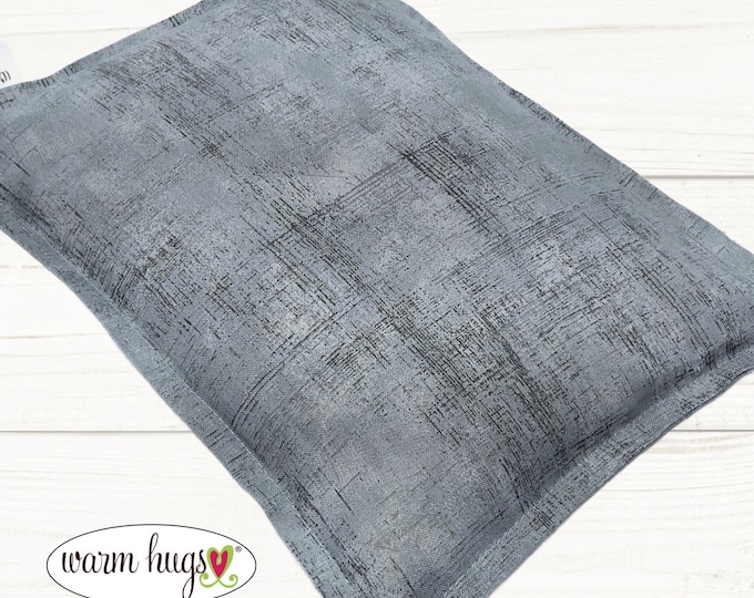 Corn Bag Microwave Heating Pad 7x10, Migraines, Muscle Aches, Workout Heat Pack, Massage Relaxation, Cramps, Gray