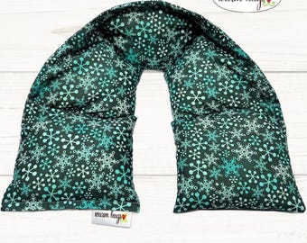 Warm Hugs Neck Heating Pad, Heated Neck Wrap, Microwave Heat Wrap, Corn Bags, Hot Cold Therapy, Spa Relaxation Massage Therapy