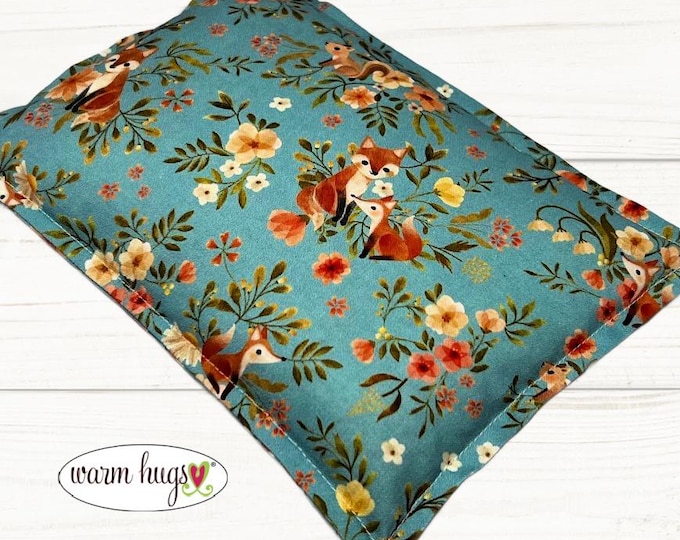 Microwave Corn Heating Pad 7x10, Woodland Animals Corn Bag
