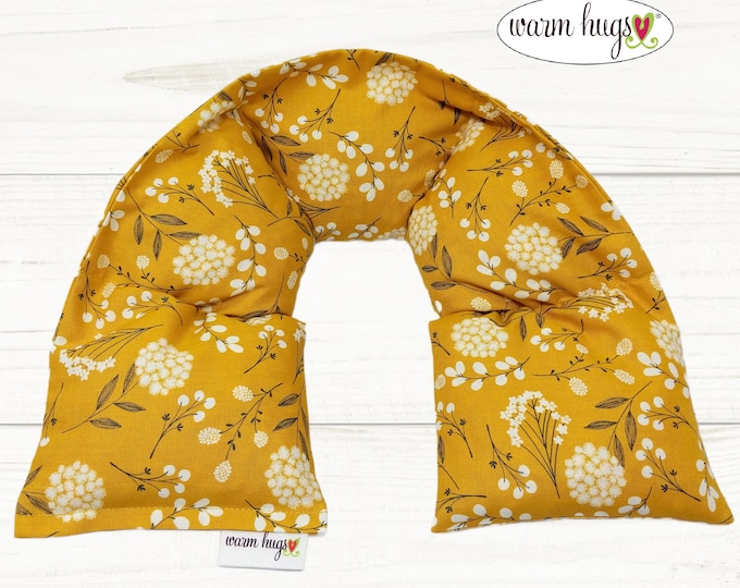 Warm Hugs XL Neck Heating Pad, Microwave Heated Neck Wrap, Corn Bag, Hot Cold Therapy, Spa Relaxation, Massage Therapy, Neck Pain