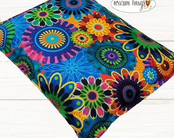 Microwave Corn Heating Pad 9x11, Heat Pack for Migraine Headache Sinus Pressure, Muscle Pain Relief, Gardener Gift