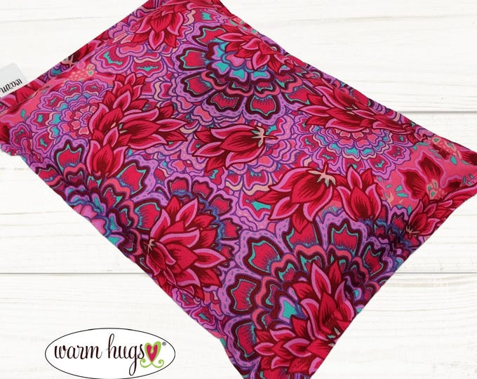 Corn Bag 7x10 Microwave Heating or Ice Pack, Migraines, Workout Muscle Aches, Comfort Pack, Relaxation Gift, Cramp Relief, Raynauds