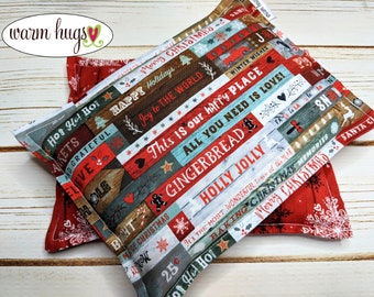 Warm Hugs Gift Set, Microwavable Heating Pad, Heated Bags, Hot Cold Comfort Set, Corn Bags, Hostess Gift Set of Two Packs, Christmas Gift