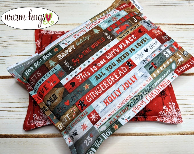 Warm Hugs Gift Set, Microwavable Heating Pad, Heated Bags, Hot Cold Comfort Set, Corn Bags, Hostess Gift Set of Two Packs, Christmas Gift