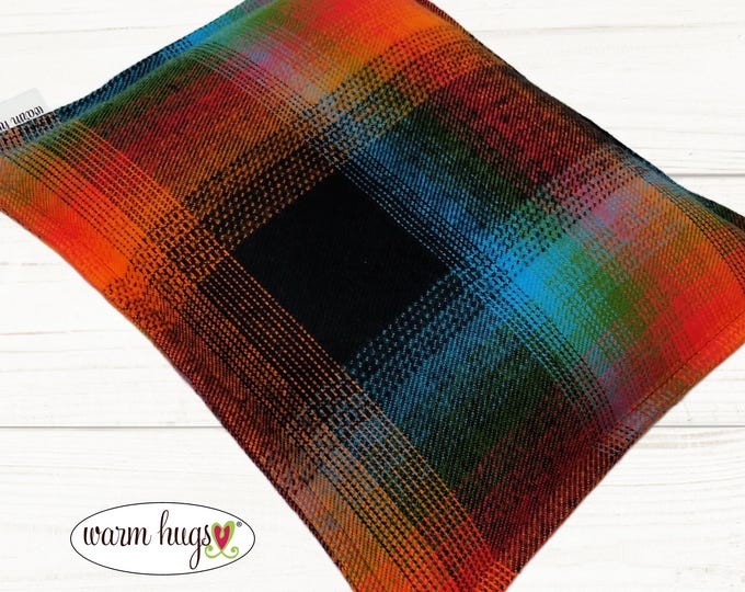 Flannel 9 x 11 Microwave Corn Heating Pad, Corn Bags, Relaxation Gift, Ice Pack, Muscle Pain, Bed Feet Warmer