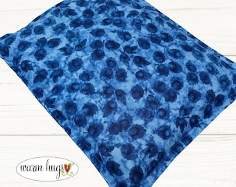 Microwave Corn Heating Pad 9x11, Warm Hugs Heat Packs for Migraine Sinus Headache, Muscle Pain Relief, Cramp Relief