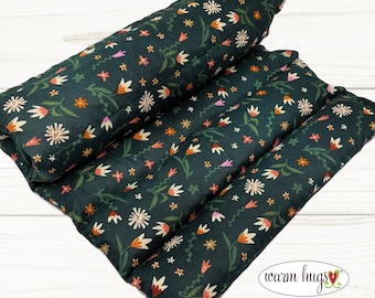 Lumbar Heating Pad, Microwave Corn Bag, Arthritis Heat, Relaxation, Muscle Aches, Relaxation Massage, Cramps Back Pain, Green Floral