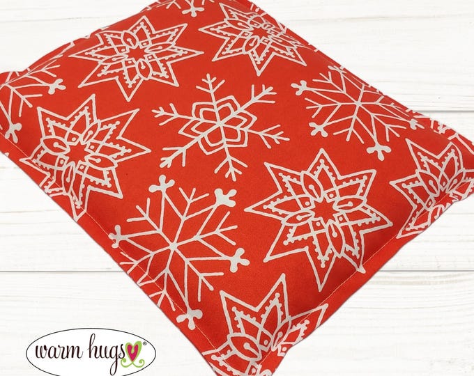 Microwave Corn Heating Pad 9x11, Warm Hugs Heat Pack, Relaxation Therapy, Muscle Pain Relief, Bed Foot Warmer, Floral Mushroom Fabric