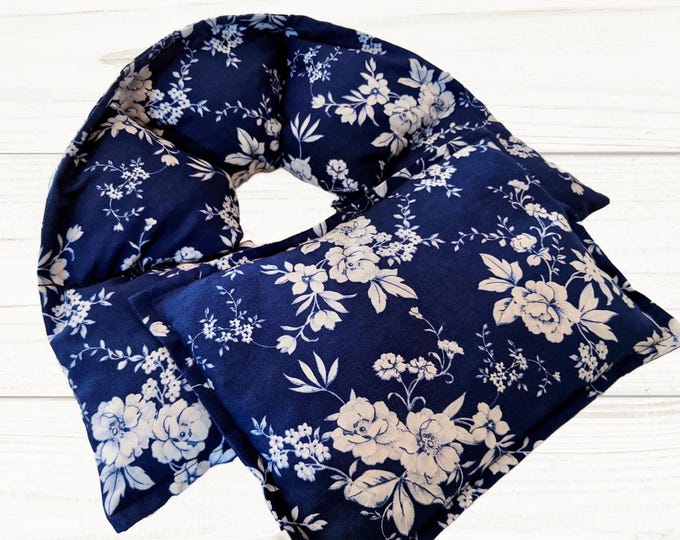 Microwave Heated Neck Wrap, Massage Relaxation Comfort Gift for Her, Get Well Surgery Set, Hot Cold Corn Bags, Self Care Set